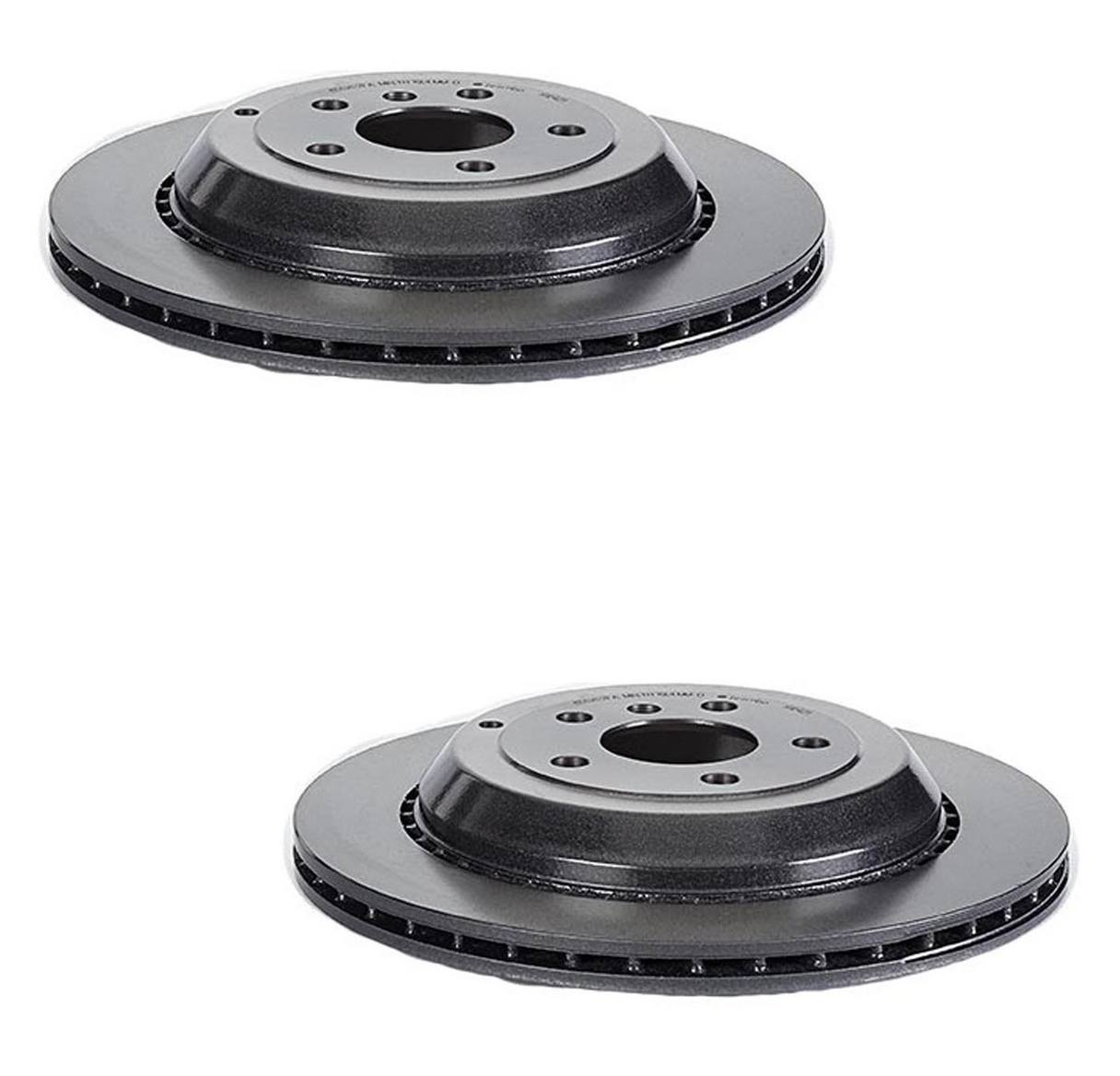 Brembo Brake Pads and Rotors Kit - Front and Rear (350mm/330mm) (Low-Met)